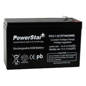 PowerStar 12V 7Ah Sealed Lead Acid Battery Replacement - 1 of 1