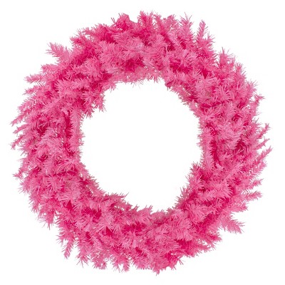 Northlight 36" Pink Spruce Artificial Christmas Wreath, Unlit