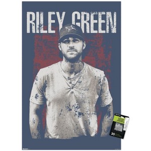 Trends International Riley Green - Grunge Unframed Wall Poster Prints - 1 of 4
