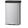 21 Gallon / 80 Liter Step-on Trash Can, Stainless Steel Kitchen Garbage Bin Featuring Soft-Close Plastic Lid and Liner Retainer Ring - 2 of 4