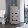 NicBex Modern Wooden Dresser with 6 Spacious Drawers Minimalist Closet Organizers and Storage for Bedroom, Living Room, Hallway - 2 of 4