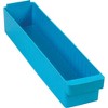 Quantum Storage Systems Super Tuff Euro Drawer, 11-7/8"L X 5-9/16"W X 4-5/8"H, High Impact Polysteryne, Blue, Made In USA - 2 of 2