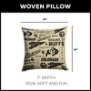 NCAA Colorado Buffaloes Mapping Woven Pillow - image 2 of 4