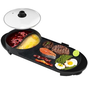Topteng Electric Teppanyaki Table Top Grill Griddle BBQ Barbecue Nonstick - 1 of 4