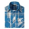 Gioberti Men's Western Cowboy Short Sleeve Shirt with Snap Buttons - 3 of 4