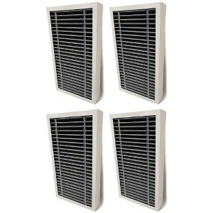 Nispira Carbon Odor Reduction HEPA Filter Replacement For Filtrete C01 T02 Air Purifier FAP-C01-F1 FAP-T02-F1. Compared to Part F1 FAPF-F1-O. 4 Packs - 1 of 4