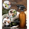 LiBa Amber Glass Spray Bottles 2 Pack, 14 oz Refillable Empty Spray Bottle for Cleaning - 4 of 4