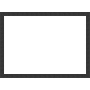 Amanti Art Mezzanotte Black Framed Dry Erase Magnetic Board - 1 of 4