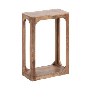 Kate and Laurel Dahl Wood Slim Side Table - 1 of 4