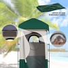 Vynxaria Outsunny Portable Shower Tent Privacy Shelter Camping Dressing Changing Tent Room - 4 of 4