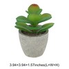 Unique Bargains Artificial Plants Green 2.76"x2.76"x4.33" 1 Pcs - 3 of 4
