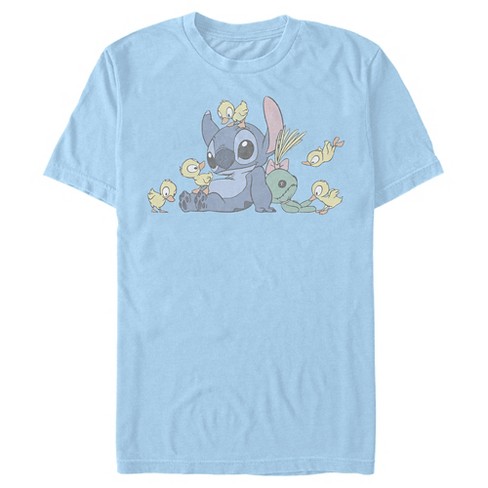 Men's Lilo & Stitch Distressed Ducklings T-shirt : Target