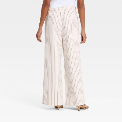 Women’s Faux Linen Trousers – A New Day