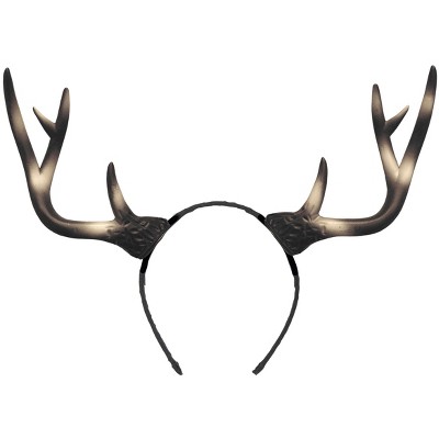 Underwraps Grey Deer Antlers Adult Costume Headband