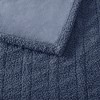 Serta Full Dream Soft Heated Blanket Navy - image 4 of 4