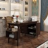 FUFU&GAGA Adjustable L-Shaped Home Office Desk with Large Storage Drawers - 4 of 4