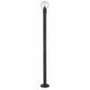 Z-Lite Laurent 1 - Light Post Light in  Black - 4 of 4