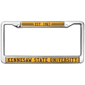 Kennesaw State University School Logo Full Size Standard License Plate Metal Frame - 1 of 4