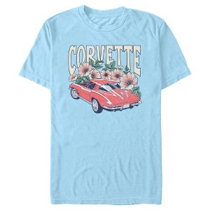 Men's General Motors Floral Corvette T-Shirt - 1 of 4