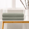 Unique Bargains Set Soft Highly Absorbent Quick Drying Bath Towel 2 Pcs - 3 of 4