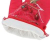 Unique Bargains Oven Mitts and Pot Holder Jingle Bells Christmas Polyester Closed Cell Foam Red - 3 of 4
