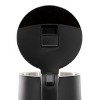 MegaChef 1.7L Double Wall Stainless Steel Electric Tea Kettle Black: 1000W, Hand Wash, 90-Day Warranty, Plastic Handle - 4 of 4