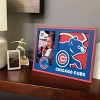 MLB Chicago Cubs 4"x6" 3D Logo Series Picture Frame: MDF, Tabletop/Wall Display - 2 of 4