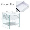 Accent Cabinet Modern with Drawer Storage for Bedroom or Living Room - 17.7"W - 3irtyhousy - 4 of 4