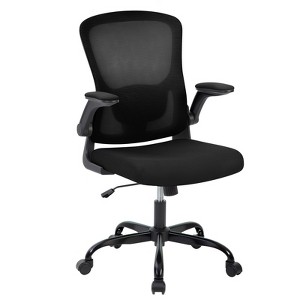 Ergonomic Office Chair - Adjustable Lumbar, Flip-Up Armrests | Comfy Computer Chair for Home Office, Study | Breathable - 1 of 4