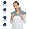 COZONY 22x19" Weighted Heating Pad, 2.2 lb for Neck & Shoulders, Pain Relief & Deep Pressure Comfort - 2 of 4