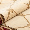 Patrician Trellis French European Formal Traditional / Contemporary Floral Thick Soft Plush Area Rug - 3 of 4