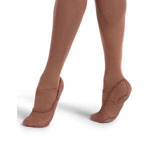 Capezio Women's Hanami Canvas Ballet Shoe | Black - 1 of 4