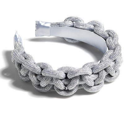 Shiraleah Braided Headband, Silver