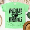 Simply Sage Market What's Life Without Goals Garment Dyed Tee - 3 of 4