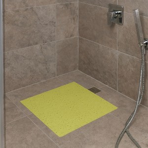 Evideco French Home Goods Bubbles Non-Slip Square Shower Mat 20″L X 20″W - 1 of 4
