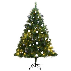vidaXL Artificial Hinged Christmas Tree - 1 of 4