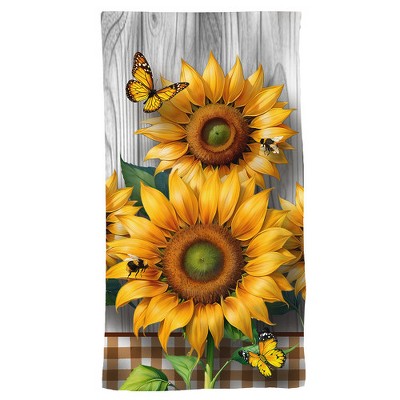 Briarwood Lane Summer Hand Towel 26x18 Sunflower Duo For Summer Towel