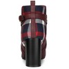 Allegra K Women's Plaid Pointed Toe Crisscross Strap Block Heels Ankle Boots - 4 of 4