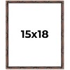 PosterPalooza | 15x18 Bamboo Picture Frame, UV Acrylic, 4 Finishes - Brown, Black, Gold, and Natural - 2 of 4