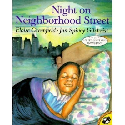 Night on Neighborhood Street - (Puffin Pied Piper) by  Eloise Greenfield (Paperback)