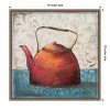 Amanti Art The Red Teapot by Patricia Pinto Canvas Wall Art Print Framed 16 x 16-in. - 4 of 4