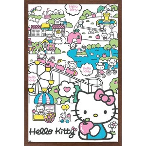Trends International Hello Kitty - Carnival Framed Wall Poster Prints - 1 of 4