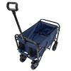 YONWAY Foldable Wagon Cart,Dual-Layer Design Beach Wagon,with All-Terrain Wheels for Camping Shopping Sports Gardening Fishing 225lbs Capacity - 2 of 4