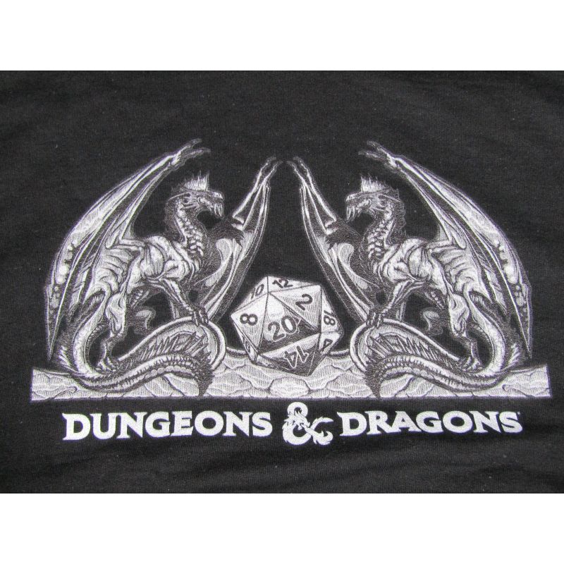 Dungeons & Dragons Mirror Dragons Boy's Black Sweatshirt, 2 of 3