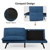 Dyonery Convertible Futon Sofa Bed with Detachable Cushion & Adjustable Backrest ,Folding Memory Foam Folding Loveseat Sleeper for LivingRoom - 3 of 4