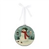 Snowman Disc Ornament (2 Sided) - 3 of 4