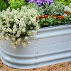 Vego Garden 10-in-1 Novel Modular Rectangular Metal Outdoor Raised Garden Bed Kit 48"x96"x17" - 3 of 4