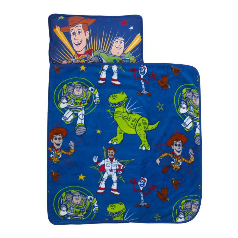 Disney Toy Story Blue and Green Toddler Nap Mat, 1 of 5