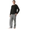 #FollowMe Mens Polar Fleece Pajama Pants Set  Ultra-Warm Sleepwear & PJs - 2 of 3