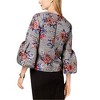 Alfani Womens Bubble Sleeve Floral Blazer Jacket - 3 of 3